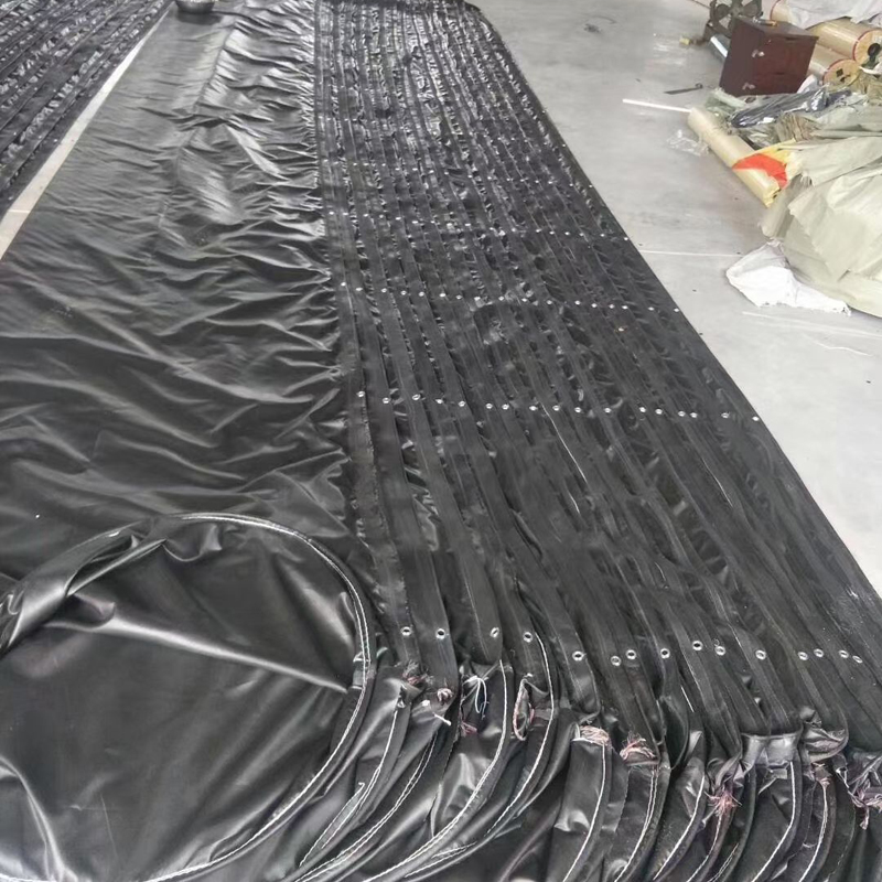 钢圈接头链接正压风筒布矿用涂覆布材质导风筒矿用通风软质风管