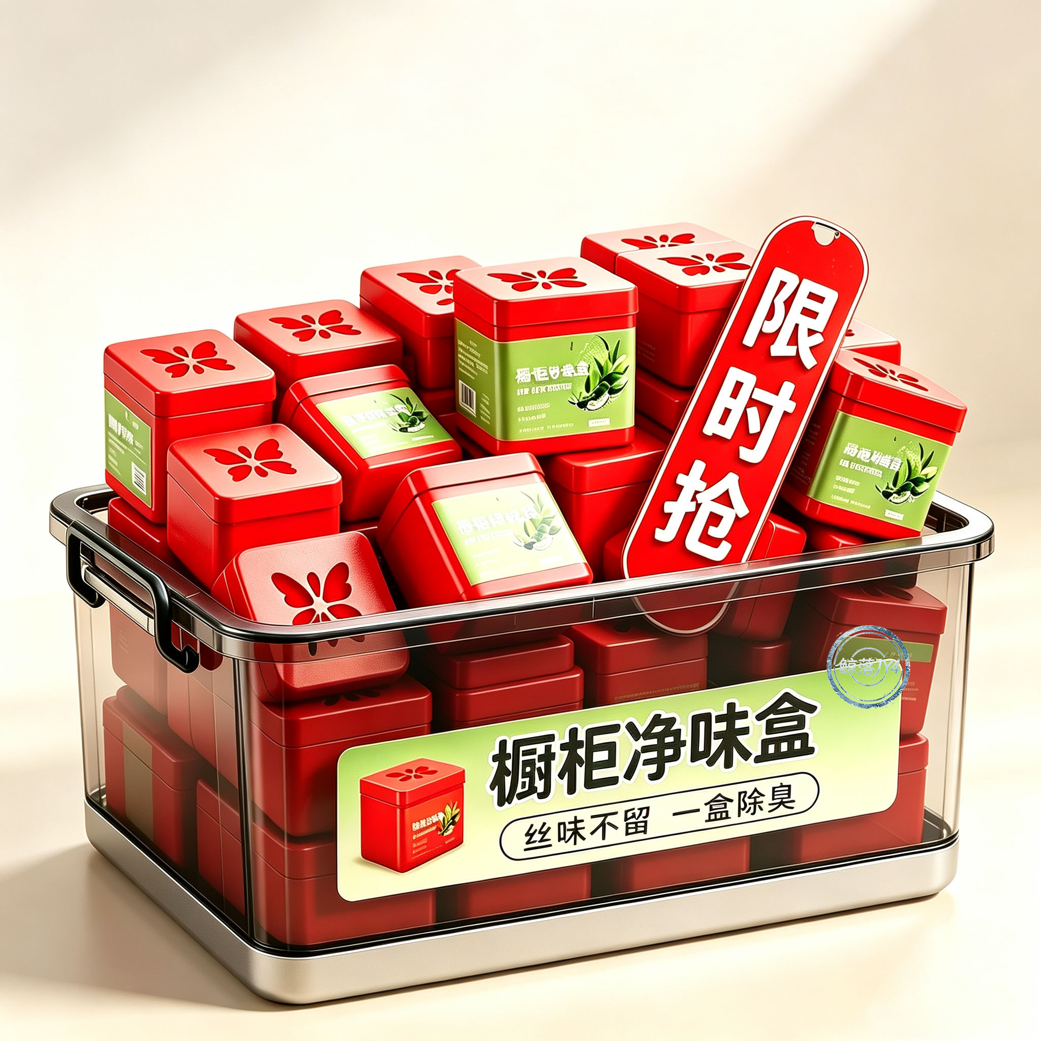 橱柜下水道除臭净味盒