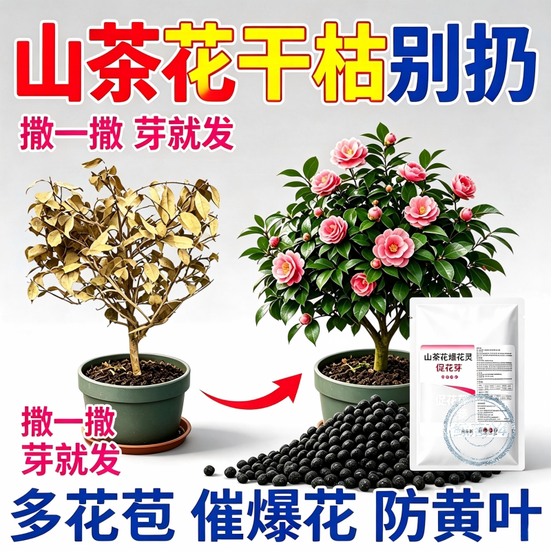 茶花专用酸性促开花颗粒缓释肥
