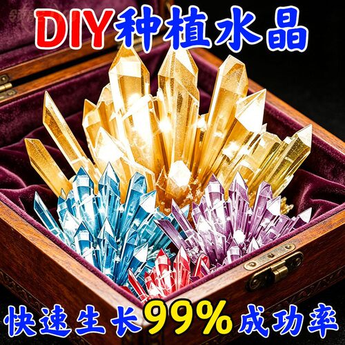 魔法水晶花种植儿童科学实验套装