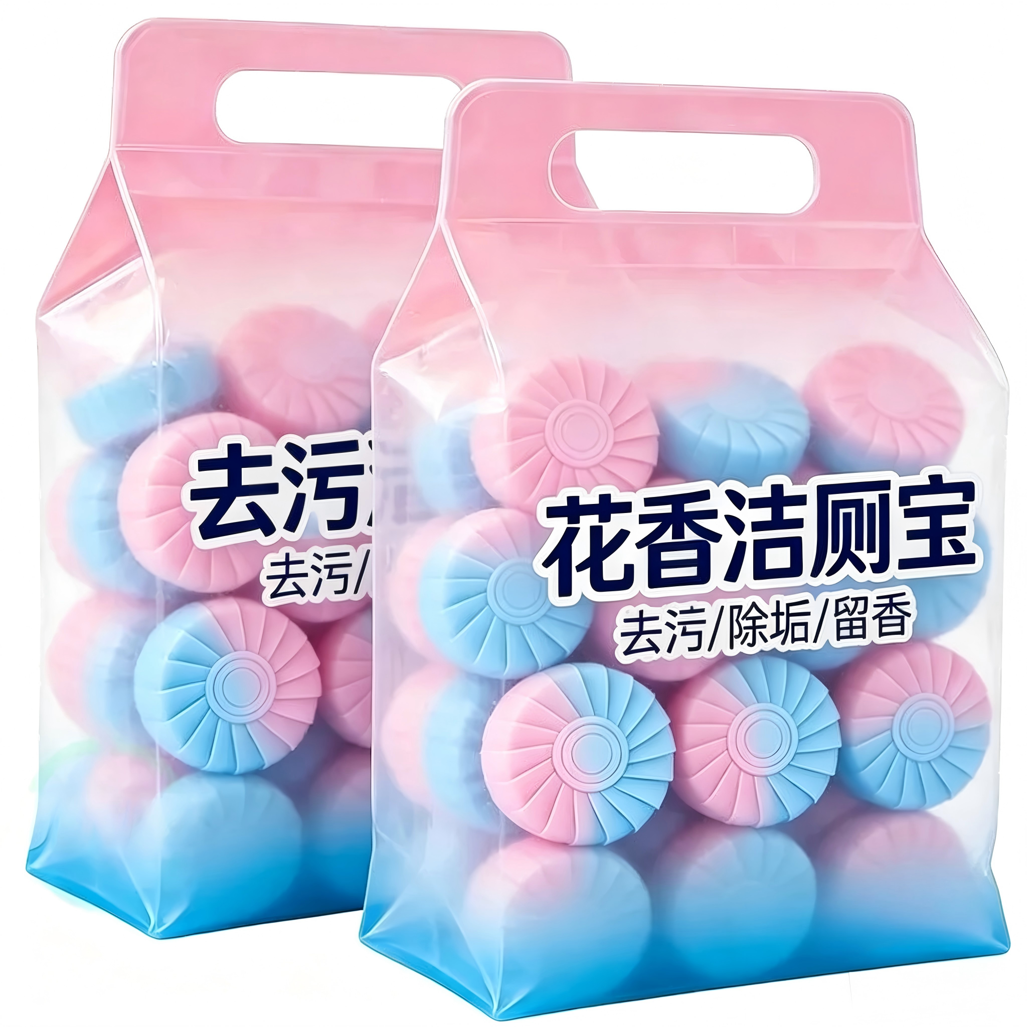 玫瑰香洁厕宝除垢除臭飘香