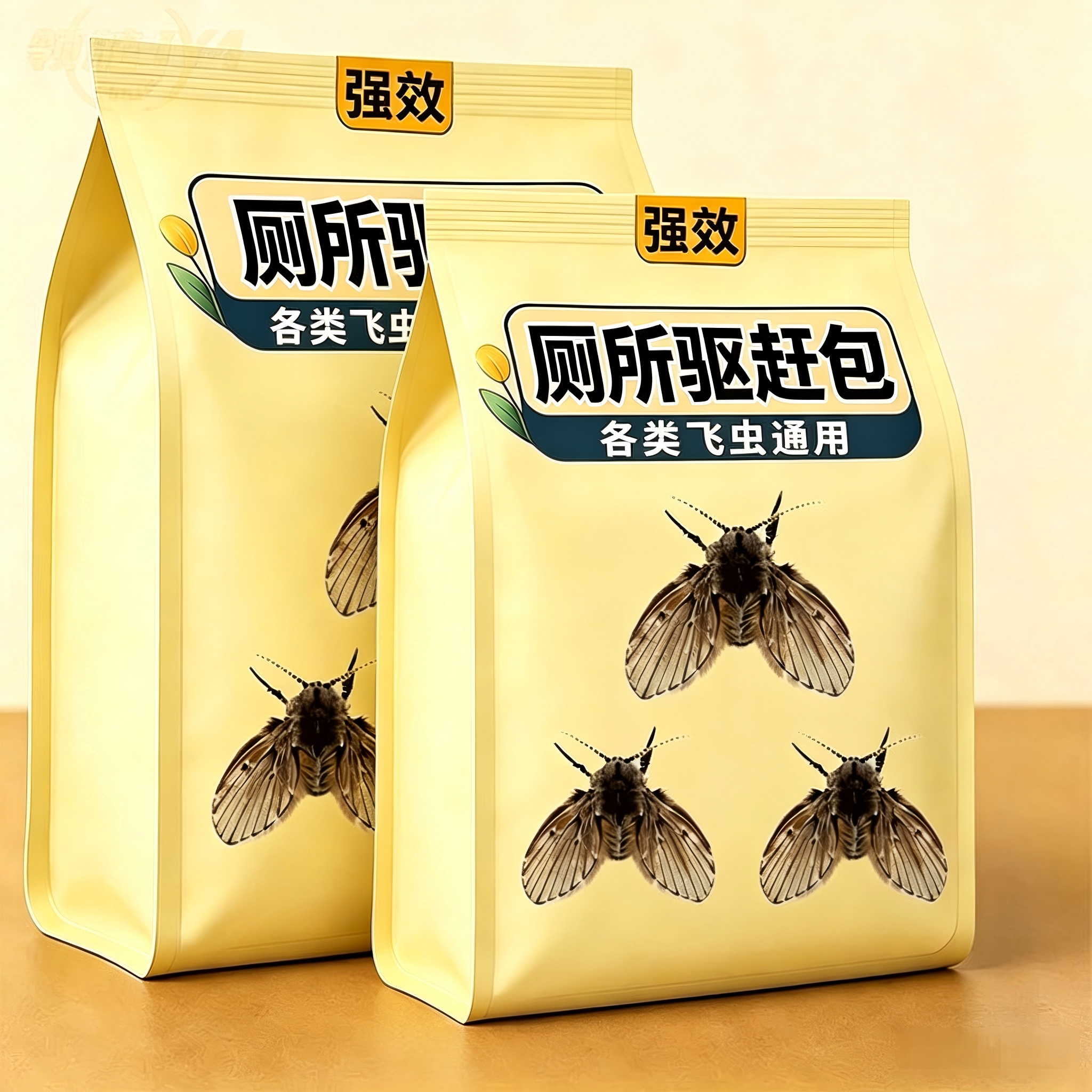 厕所飞虫通用粘蝇纸包