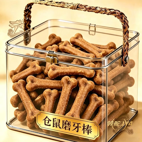 仓鼠磨牙棒鸡鸭肉补钙零食