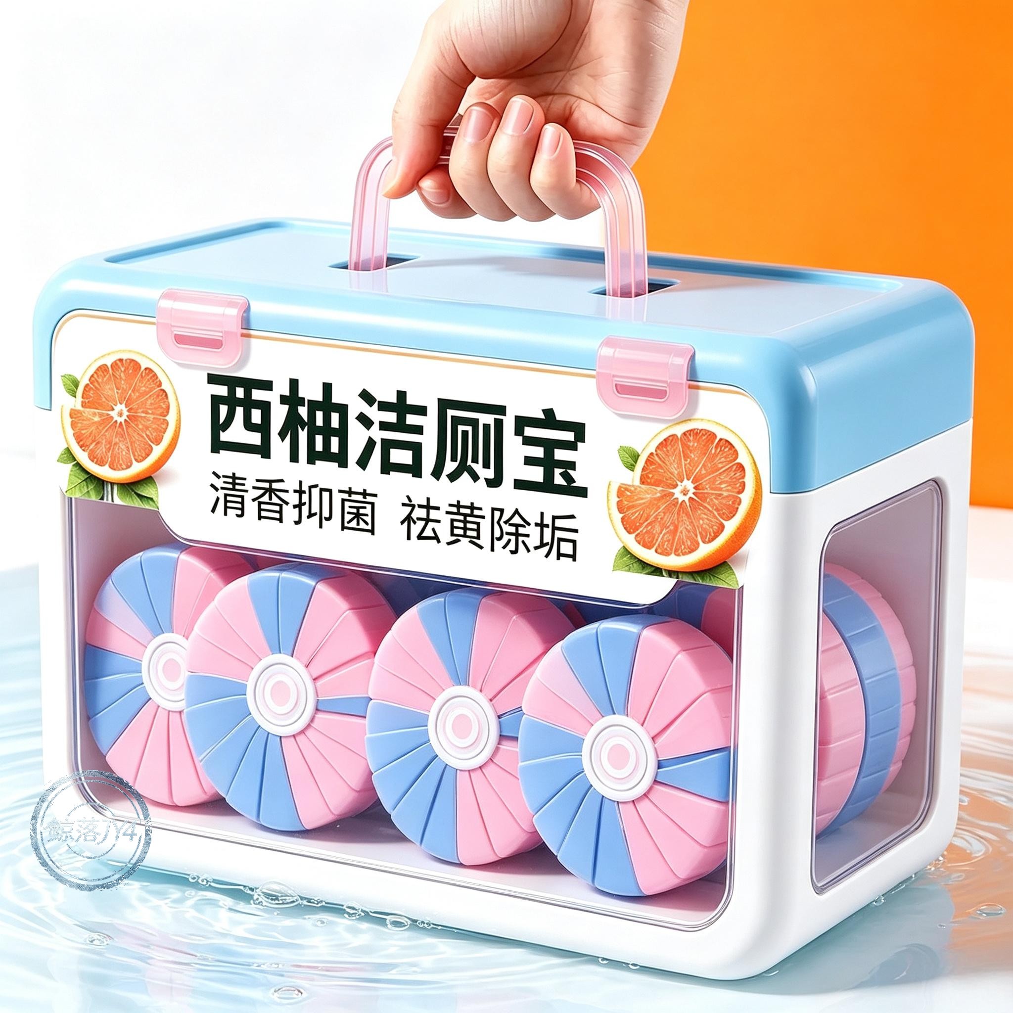 30块】卫生间西柚清香洁厕宝除垢除臭洁厕宝蓝泡泡洁厕灵洁瓷剂
