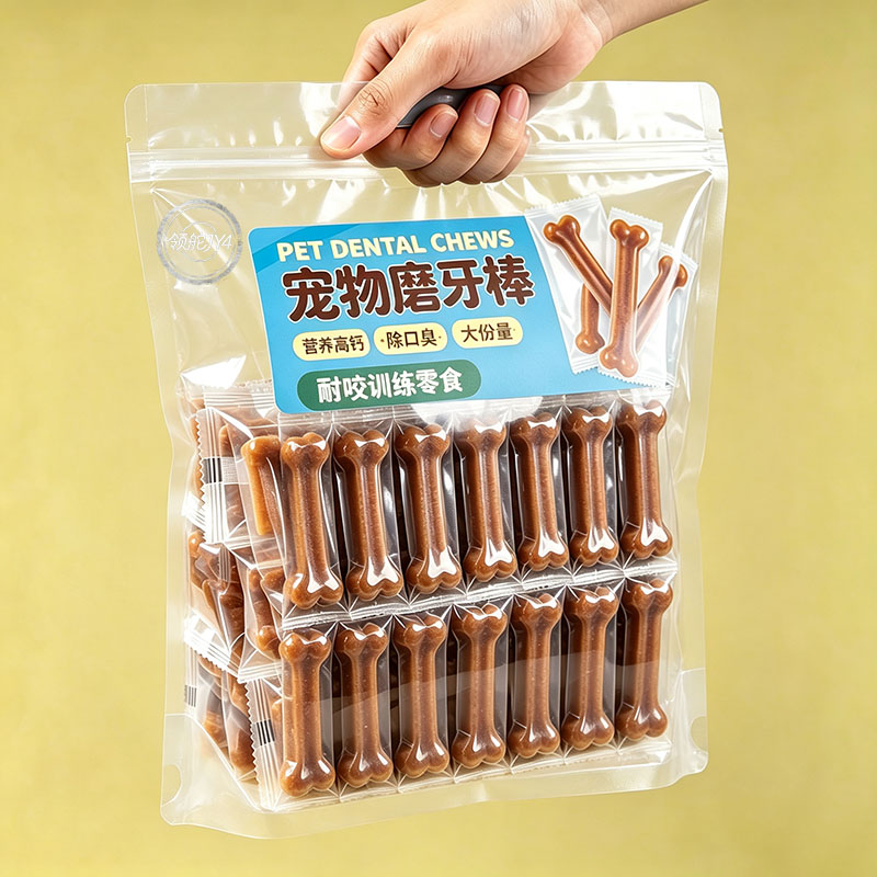 100根仓鼠磨牙洁齿骨零食整箱批
