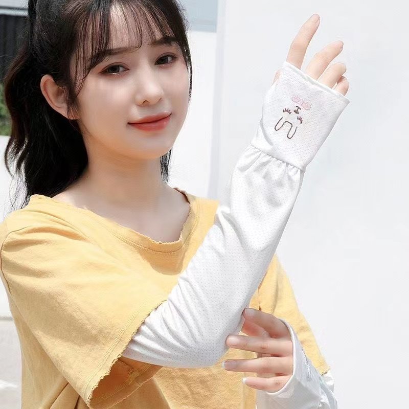 冰袖防男女款晒袖套紫外线冰丝护防晒袖套