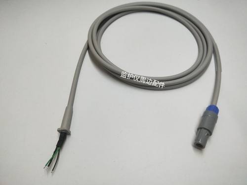 兼容理邦母婴监护仪F2 F3 F6 F9 4针双胎心探头维修线4针双