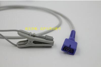 GE DASH 2500 1800 动物舌夹式9针血氧探头NELLCOR OXIMAX