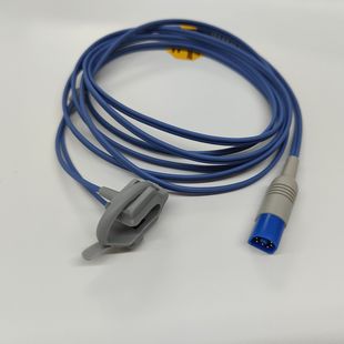 兼容飞利浦CM10心电监护仪新生儿捆绑式血氧探头D型8针指脉氧探头
