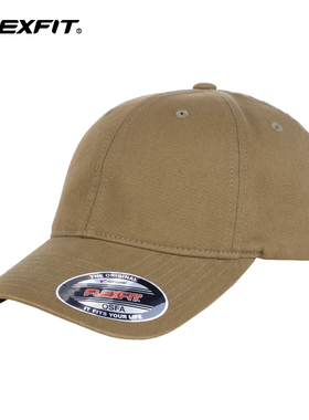 FLEXFIT软顶鸭舌帽男士全封口棒球帽老爹帽潮牌户外帽休闲慵懒风