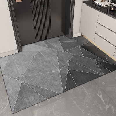 欧琳菲现代家用pvc可擦免洗地垫