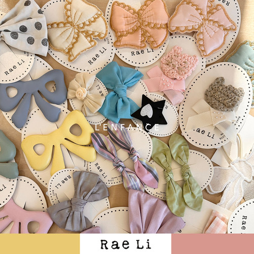 Rae蝴蝶结手工发夹发饰收纳