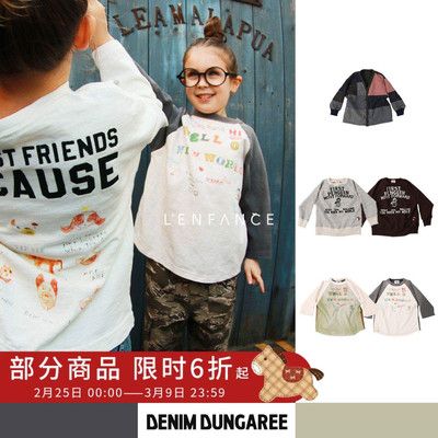 Denimdungaree企鹅T恤卫衣开衫