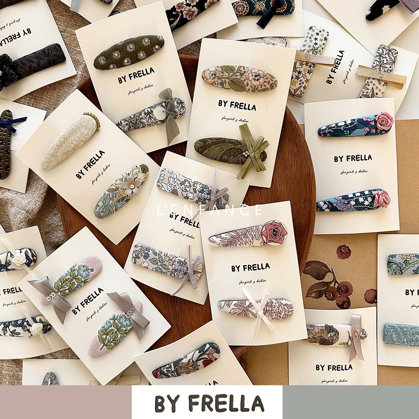 BYFRELLA复古限量手工发夹发饰