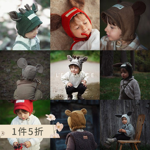 ASH帽 现货■LENFANCE 宝宝儿童保暖羊毛胎帽渔夫帽 秋冬新品 5折