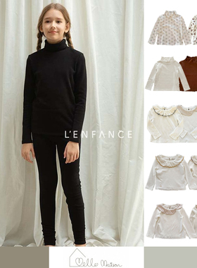 ■LENFANCE现货mello maison儿童秋冬保暖复古百搭棉感超绒打底衫