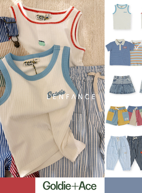 95折■LENFANCE现货Goldie ace 26SS 儿童休闲背心短裤长裤半身裙