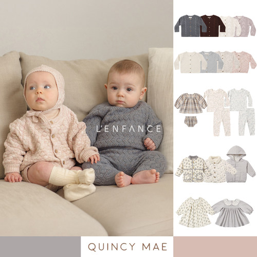QuincyMae上衣长裤开衫棉服