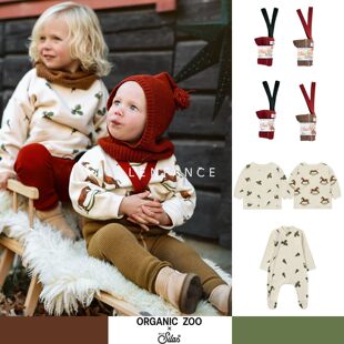 Silas圣诞联名婴童卫衣举重裤 ■LENFANCE现货Organic Zoo×Silly
