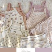 9折■LENFANCE 家居服套装 现货mello maison儿童柔软亲肤吊带内裤