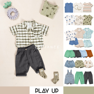 26SS 套装 现货 长裤 Play 短裤 88折■LENFANCE 宝宝休闲T恤衬衫