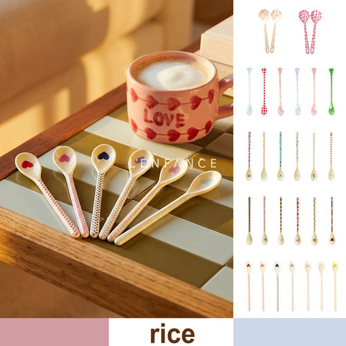 rice复古卡通轻便搅拌勺沙拉勺