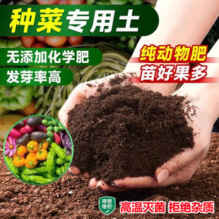 营养土种菜专用土阳台蔬菜有机土家庭种植肥料泥土壤盆栽育苗土壤