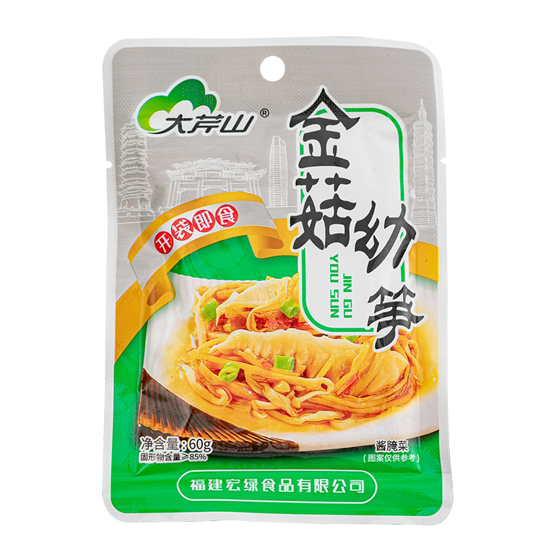 大芹山金菇幼笋60g酱腌菜笋丝腌制/榨菜/泡菜