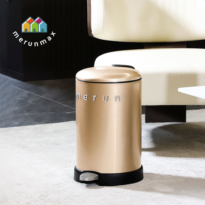 不锈钢垃圾桶家用厨房带盖大容量厕所卫生间客厅办公室高颜值大号