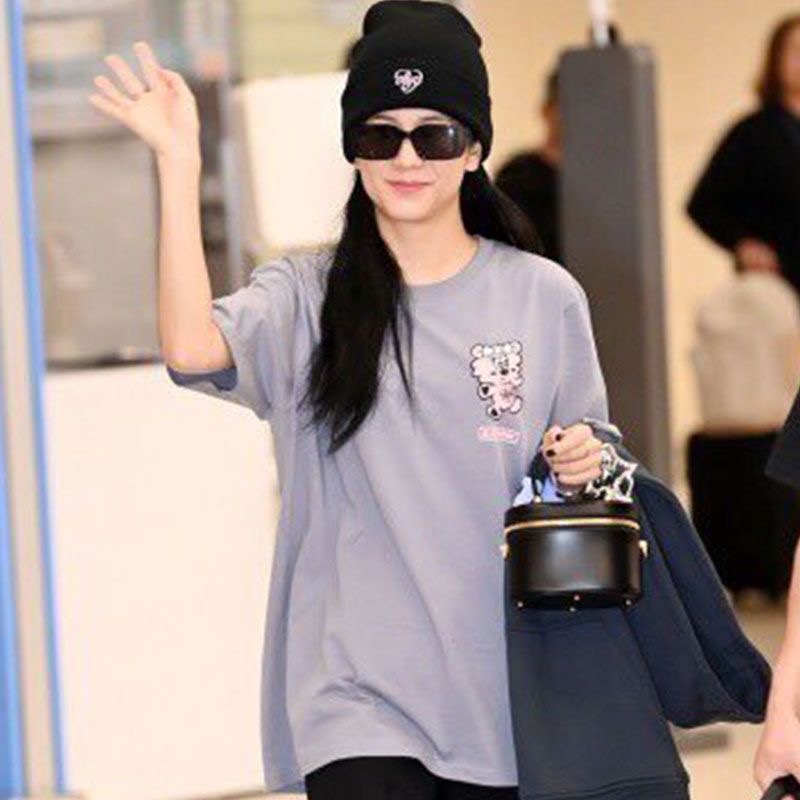 BP Tour bornpink演唱会伦敦周边金智秀Jisoo珍妮同款衣服短袖T恤