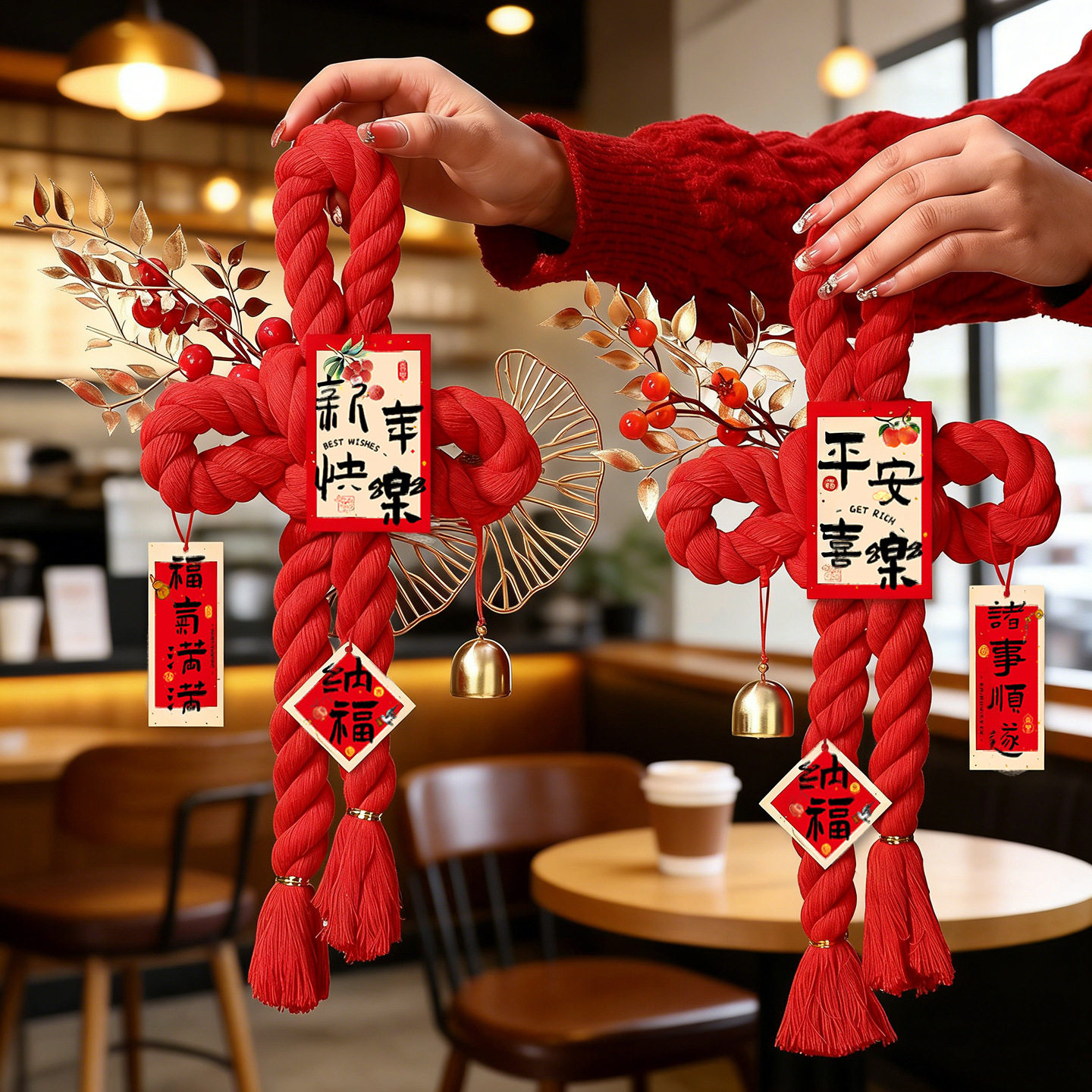 2026新年万字结马年中国结diy挂饰门挂装饰品挂件客厅场景布置,节庆用品/礼品,中国结,淘宝优惠券,粉丝福利购,淘宝优惠卷