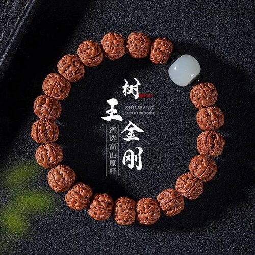 树王小金刚菩提子手串高端单圈男女藏式原色复古盘玩文玩佛珠手o2