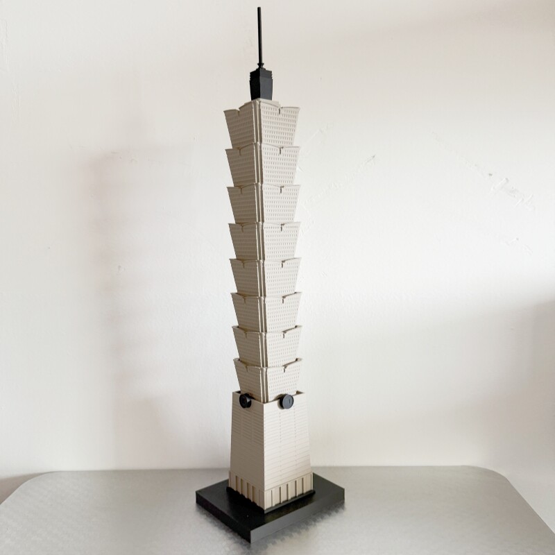 3D打印台北101大楼模型
