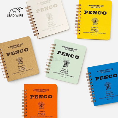 【清仓】日本HIGHTIDE PENCO 线圈横线笔记本美式复古潮流