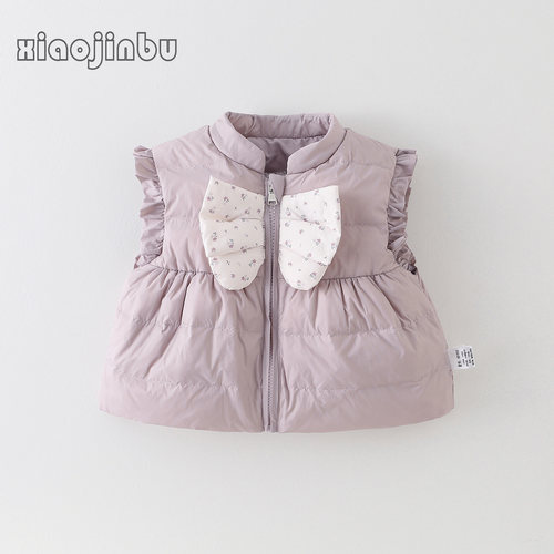 婴幼儿冬季羽绒外出马甲