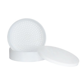 四氟筛网筛固体废弃物检测3 9.5mm特氟龙PTFE漏筛子土壤筛定制