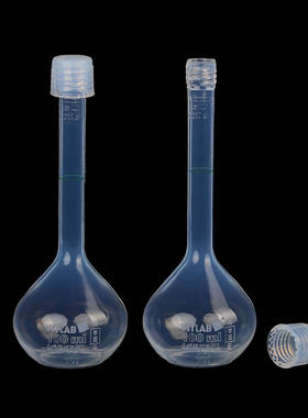 PFA容量瓶A级四氟塑料容量瓶透明50/100/250/500ml进口VITLAB现货