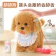 儿童电动仿真毛绒玩具狗狗走路会叫学说话摸头会吐舌头电子狗女孩