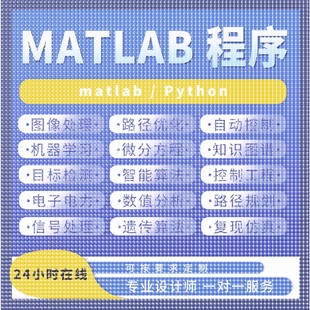matlab代编程代码 帮做彷真数据图像处理神经网络深度学习算法创新