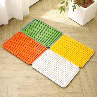 猫砂垫猫咪控砂塑料垫防外溅出猫砂盆垫子防猫厕所漏沙垫宠物用品