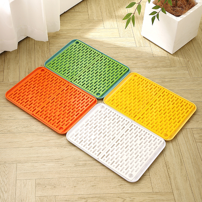 猫砂垫猫咪控砂塑料垫防外溅出猫砂盆垫子防猫厕所漏沙垫宠物用品