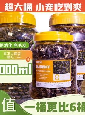 蟋蟀干爬宠守宫豹纹睫角粮食蜥蜴鬃狮蜥蛐蛐干角蛙零食专用食品
