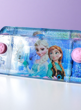 艾莎公主水中套圈圈Elsa女王游戏机冰雪奇缘圈水机掌中幼儿园奖品