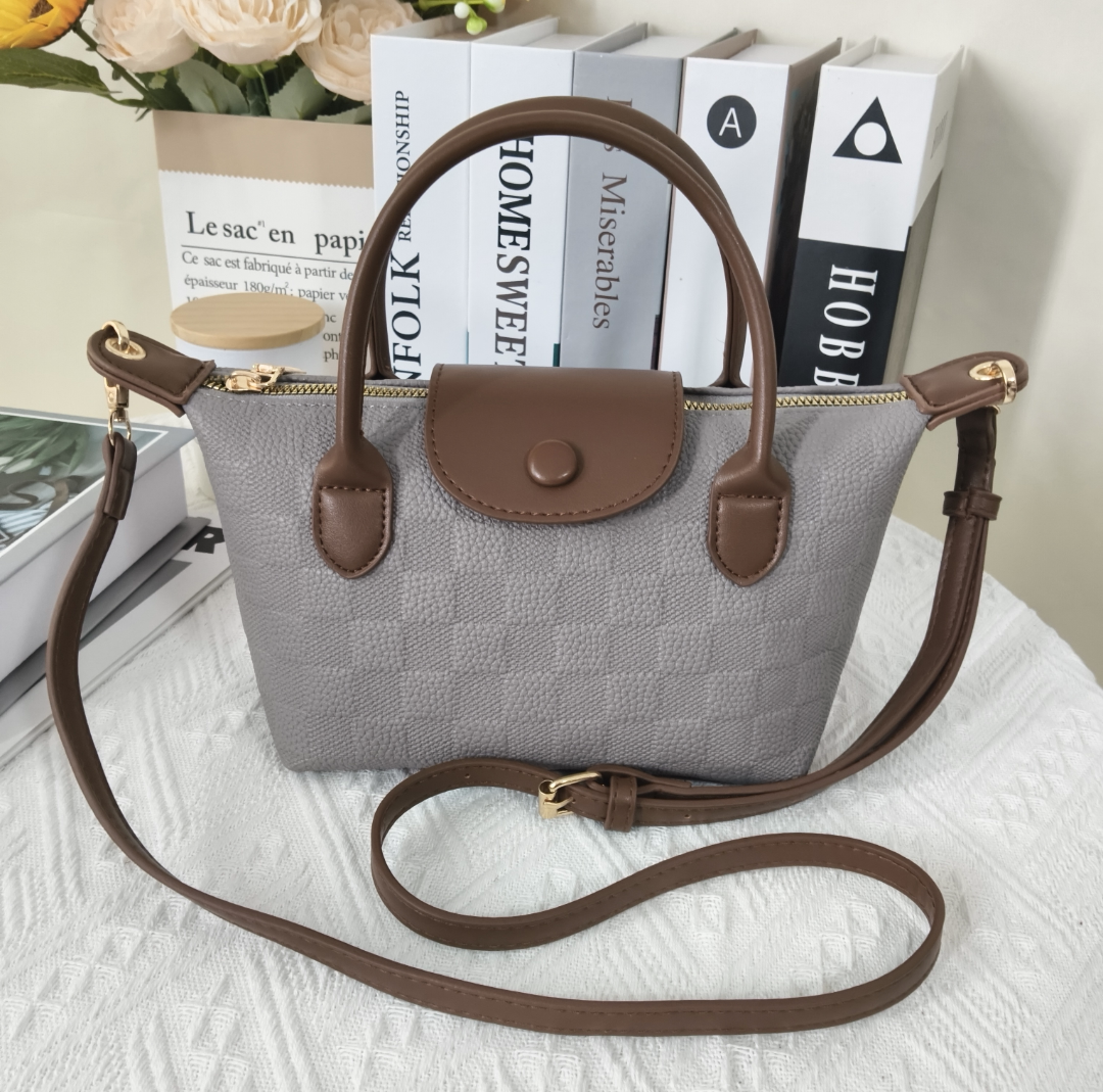 2025秋冬新款时尚百搭手提包女简约单肩斜挎包高级感小众设计包包