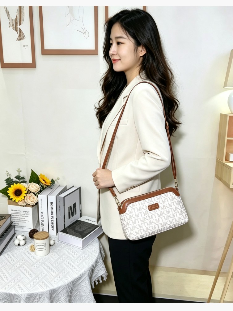 2热款小方包高级感复古女士包单肩包轻奢小众斜挎包印花包妈妈包