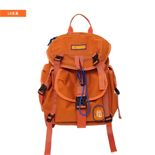 LX离嚣双肩背包男  大学生旅行包电脑书包潮酷高级感户外大容量新