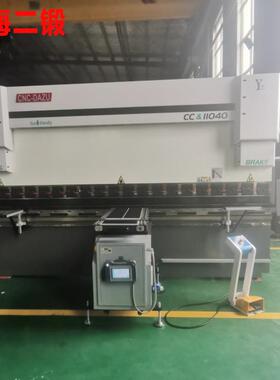 折弯机上海PSC-110吨4米6+1轴全伺服折弯机随动前托料架