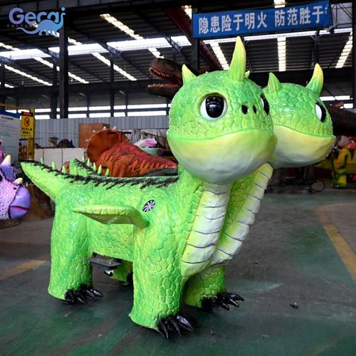 广场儿童车卡通动物仿真模型电动车商场儿童乐园游乐设施源头工厂