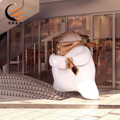玻璃钢新款大型卡通设计户外景观装置商场商业美陈主题展模型