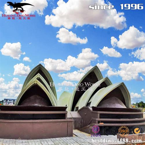 各界各地知名微缩景观玻璃钢雕塑制作圣瓦西里主教座堂雕塑摆件.